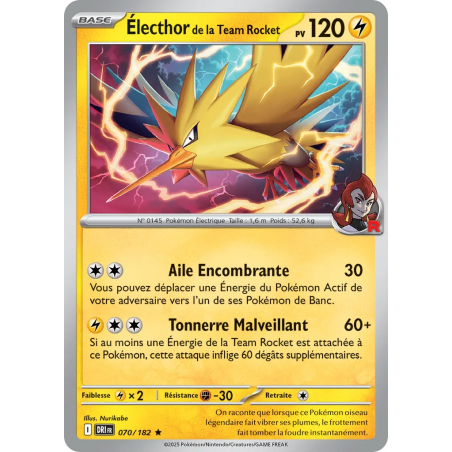 Électhor de la Team Rocket 070/182