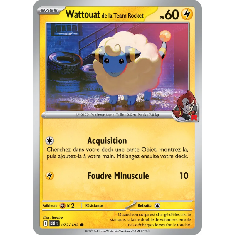 Wattouat de la Team Rocket 072/182
