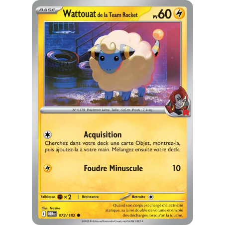Wattouat de la Team Rocket 072/182
