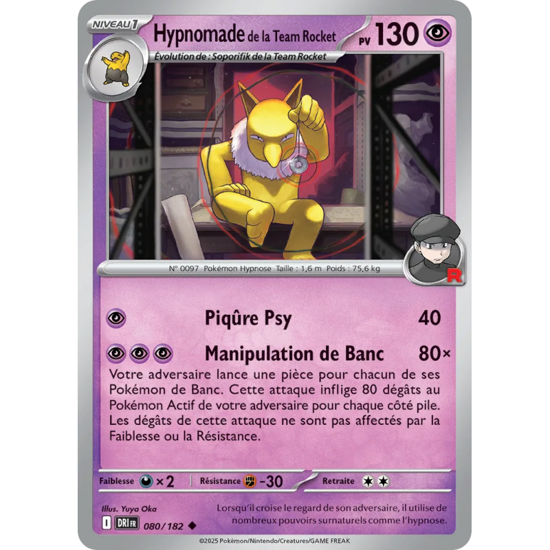 Hypnomade de la Team Rocket 080/182