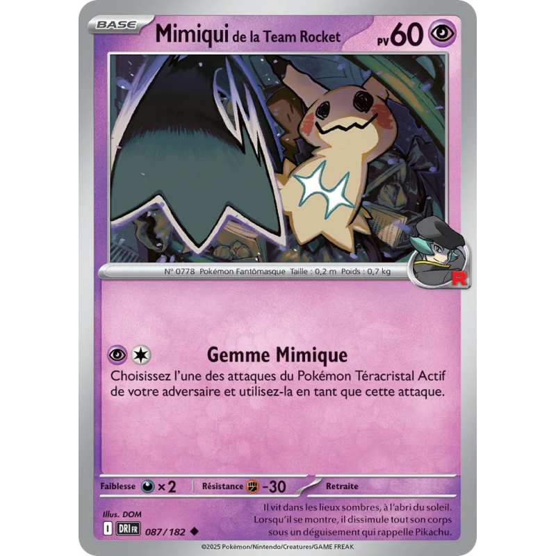 Mimiqui de la Team Rocket 087/182