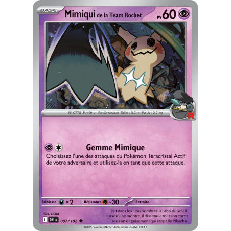 Mimiqui de la Team Rocket 087/182