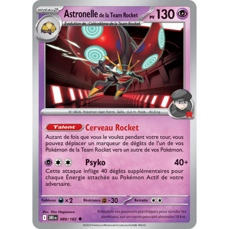 Astronelle de la Team Rocket 089/182