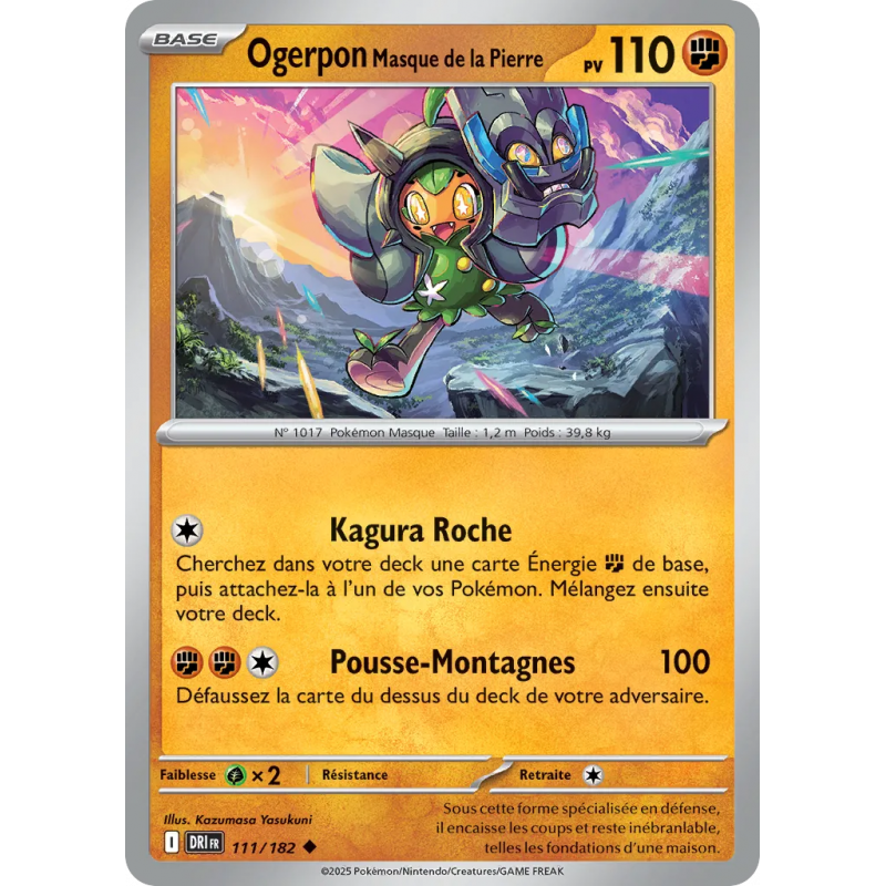 Ogerpon Masque de la Pierre 111/182