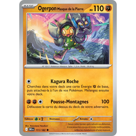 Ogerpon Masque de la Pierre 111/182