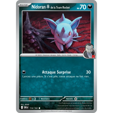 Nidoran♀ de la Team Rocket 114/182