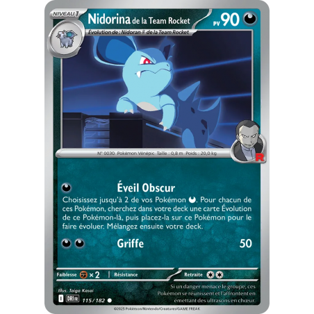 Nidorina de la Team Rocket 115/182