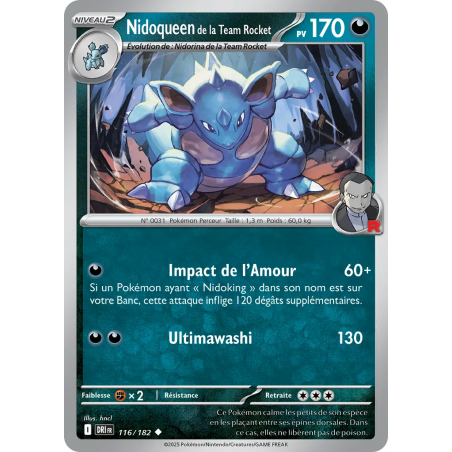 Nidoqueen de la Team Rocket 116/182