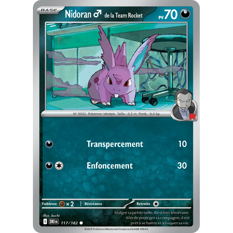 Nidoran♂ de la Team Rocket 117/182