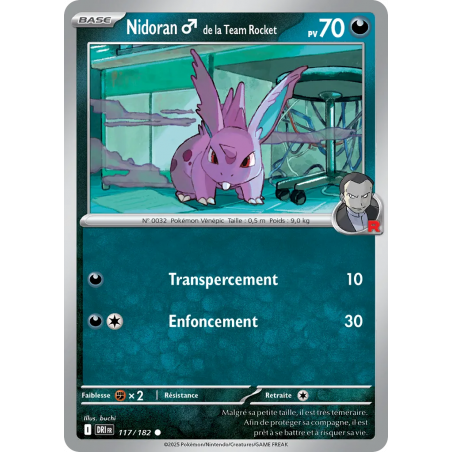 Nidoran♂ de la Team Rocket 117/182