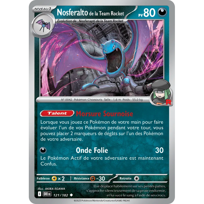 Nosferalto de la Team Rocket 121/182