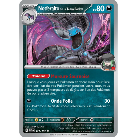 Nosferalto de la Team Rocket 121/182