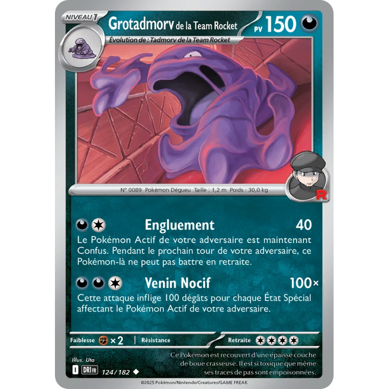 Grotadmorv de la Team Rocket 124/182