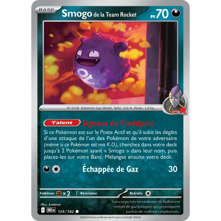 Smogo de la Team Rocket 125/182
