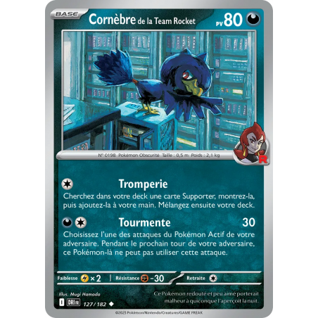 Cornèbre de la Team Rocket 127/182
