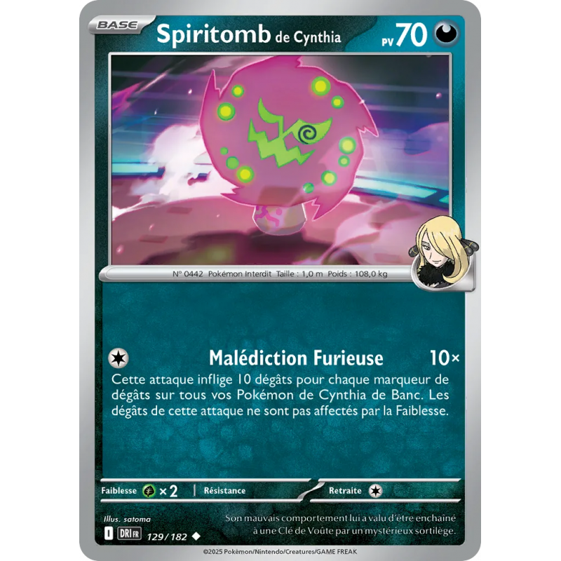 Spiritomb de Cynthia 129/182