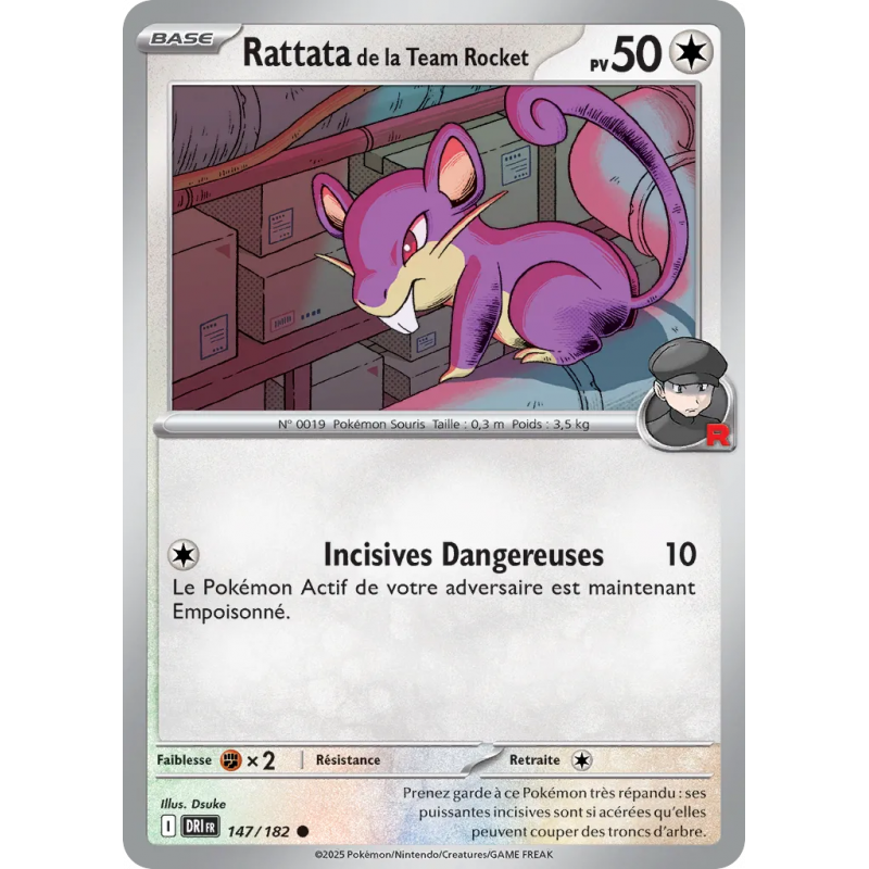 Rattata de la Team Rocket 147/182