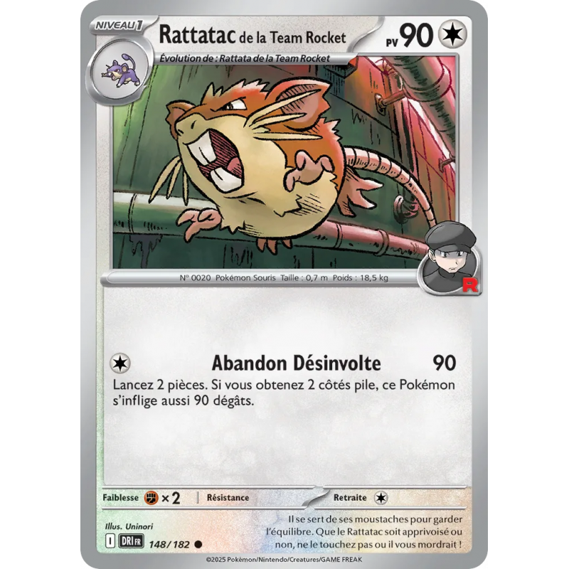 Rattatac de la Team Rocket 148/182