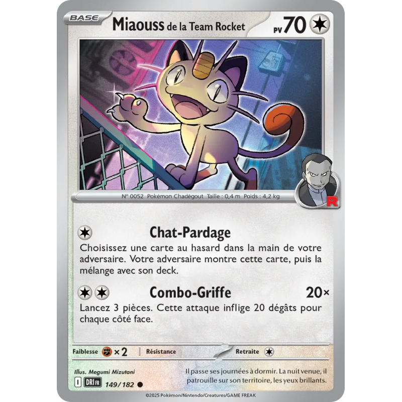 Miaouss de la Team Rocket 149/182