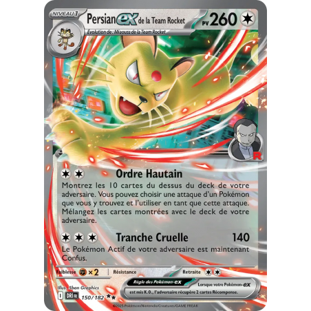 Persian ex de la Team Rocket 150/182