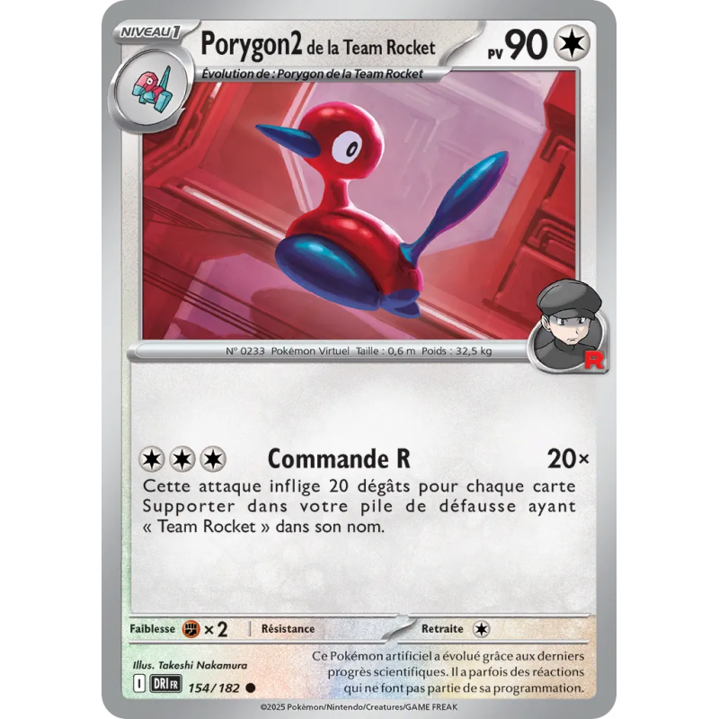 Porygon2 de la Team Rocket 154/182