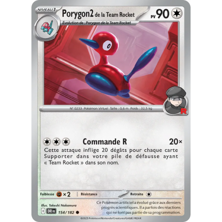 Porygon2 de la Team Rocket 154/182
