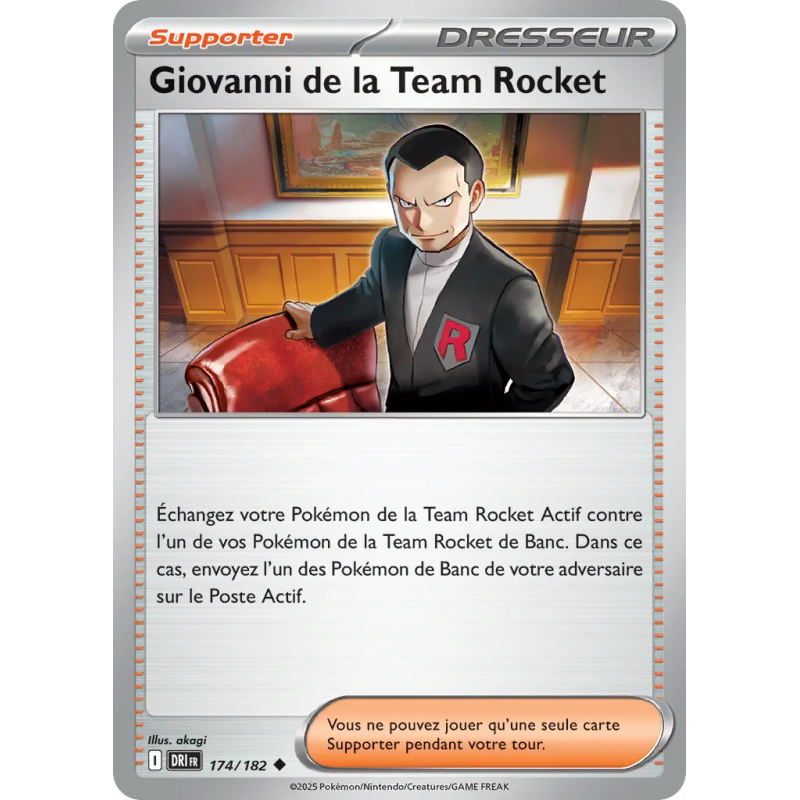 Giovanni de la Team Rocket 174/182