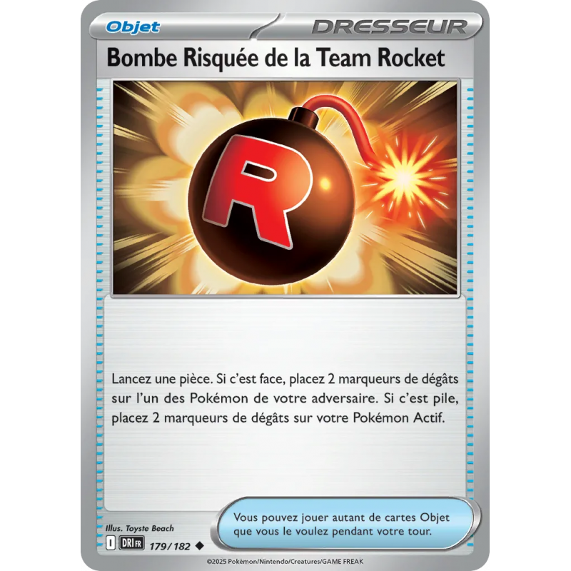 Bombe Risquée de la Team Rocket 179/182