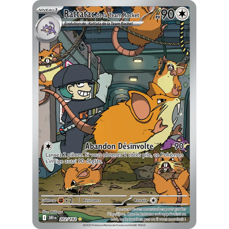 Rattatac de la Team Rocket 202/182