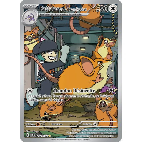 Rattatac de la Team Rocket 202/182