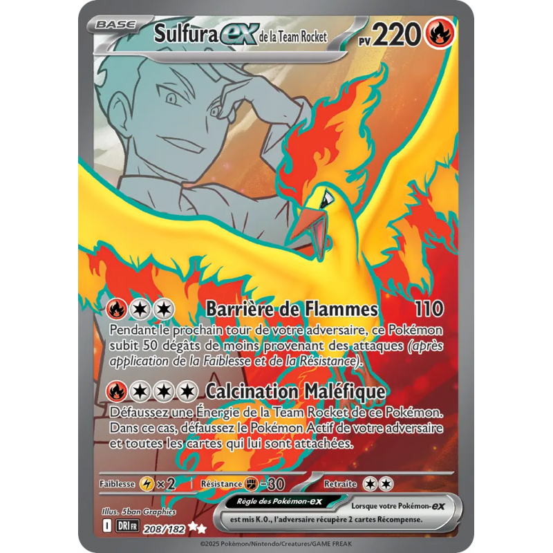 Sulfura ex de la Team Rocket 208/182