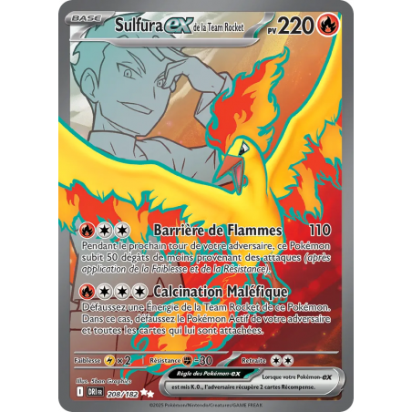 Sulfura ex de la Team Rocket 208/182