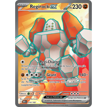 Regirock ex 214/182