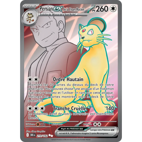 Persian ex de la Team Rocket 219/182