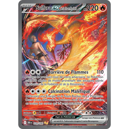 Sulfura ex de la Team Rocket 229/182