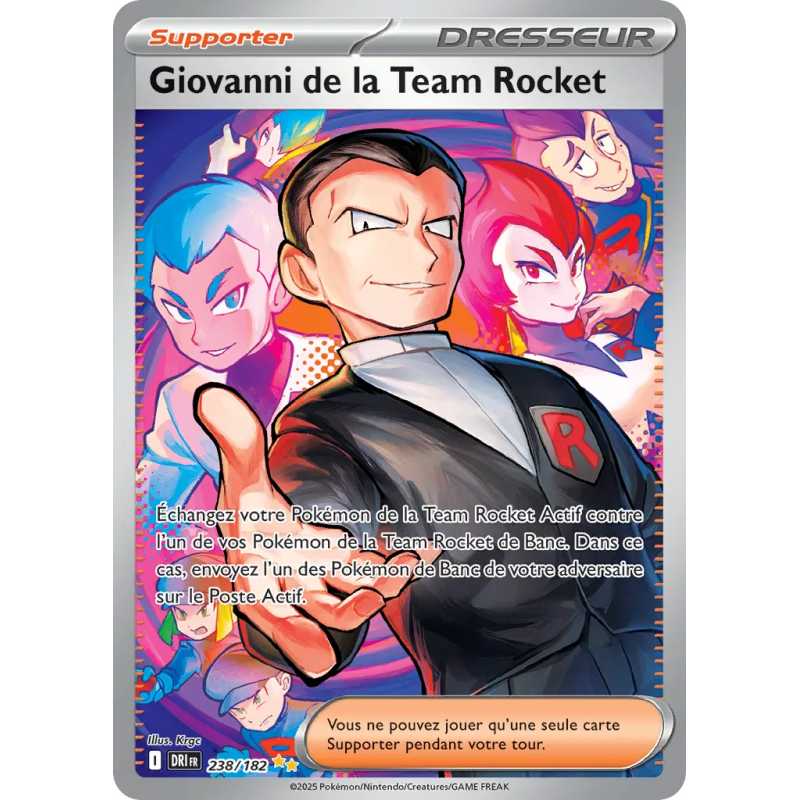 Giovanni de la Team Rocket 238/182