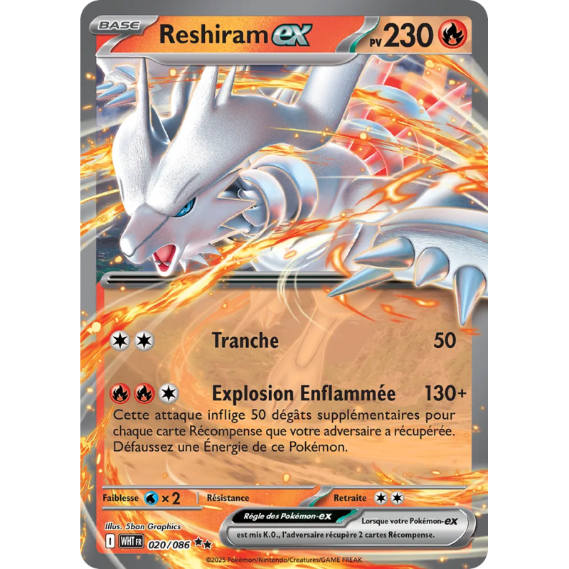 Reshiram ex 020/86