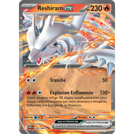 Reshiram ex 020/86