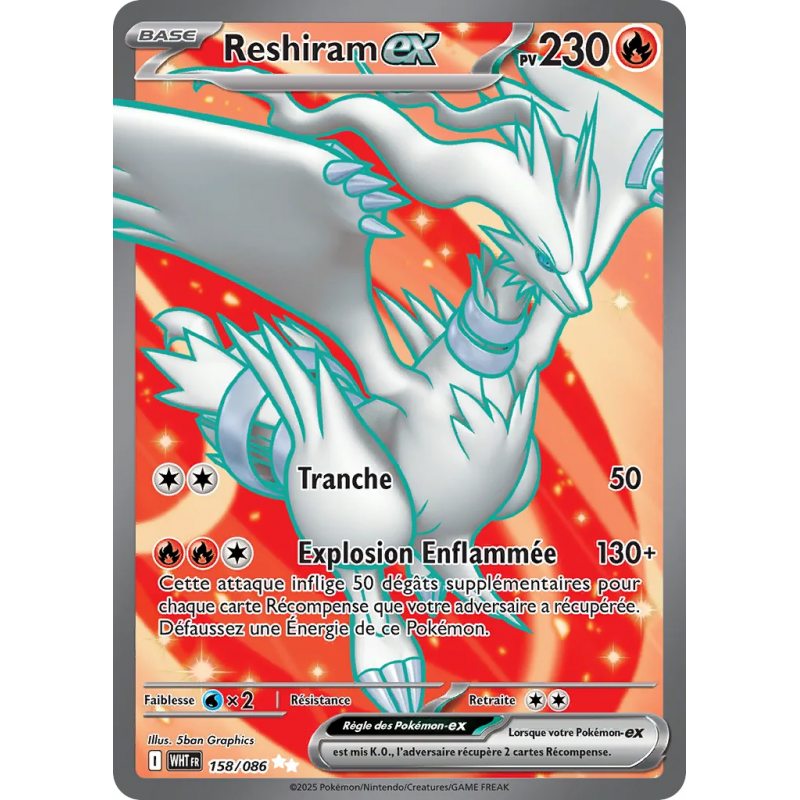 Reshiram ex 158/86