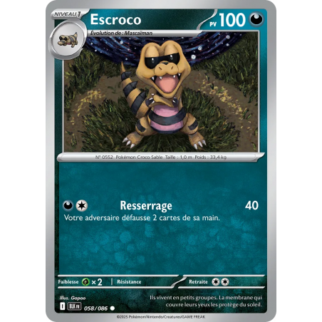 Escroco 058/86