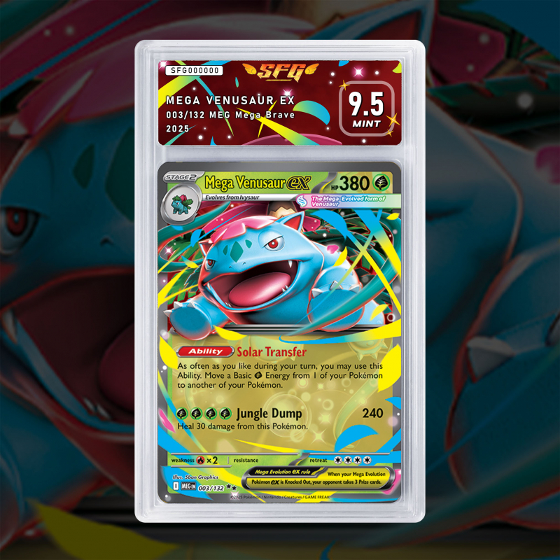 Gradation Mega Florizarre Ex 003/132 Full Art | SFG Grading