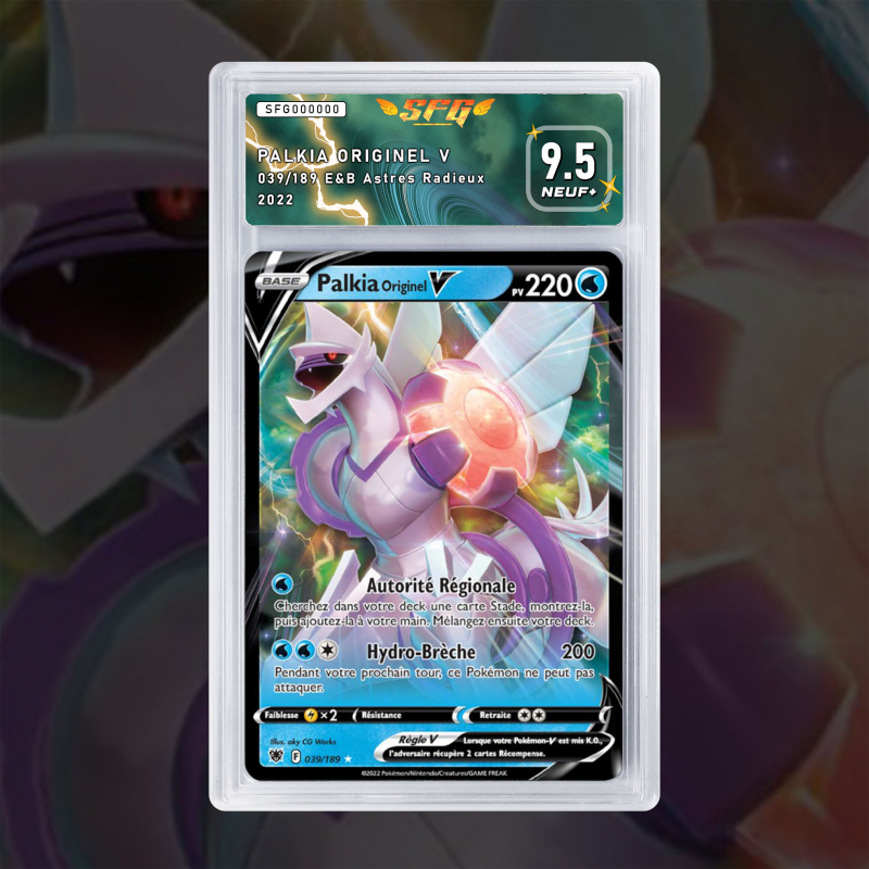 Gradation Palkia Originel V 039/189 Full Art | SFG Grading