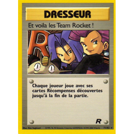 Et voila les Team Rocket ! 15/82