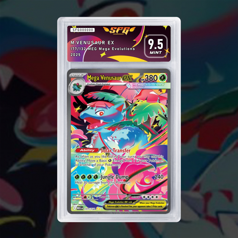 Gradation Mega Florizarre Ex 177/132 Full Art | SFG Grading