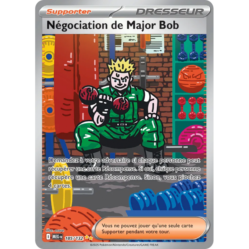 Négociation de Major Bob 185/132
