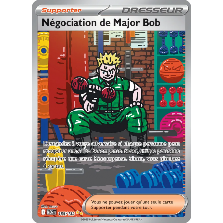 Négociation de Major Bob 185/132