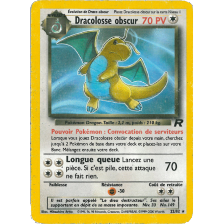 Dracolosse obscur 22/82