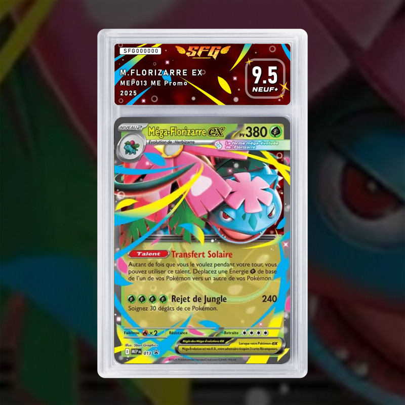Gradation Méga Florizarre Ex MEP013 Full Art | SFG Grading