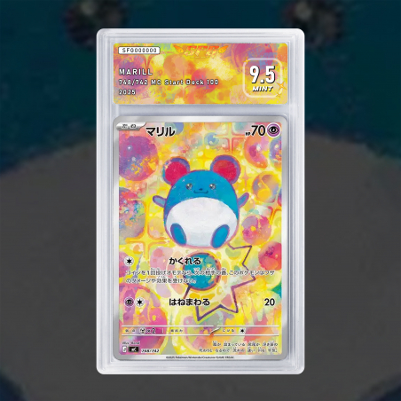 [FULL ART] MARILL 748/742 NUM JP TEMPORAIRE