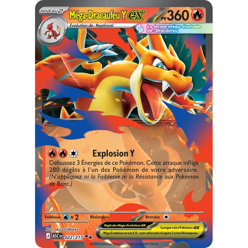 Méga-Dracaufeu Y ex 022/217